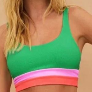 COPY - NWT Beach Riot MACKENZIE TOP ISLAND GREEN